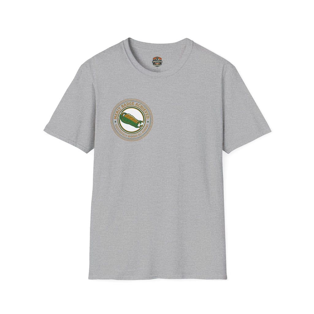 Avoid all Humans Merit Badge T-Shirt
