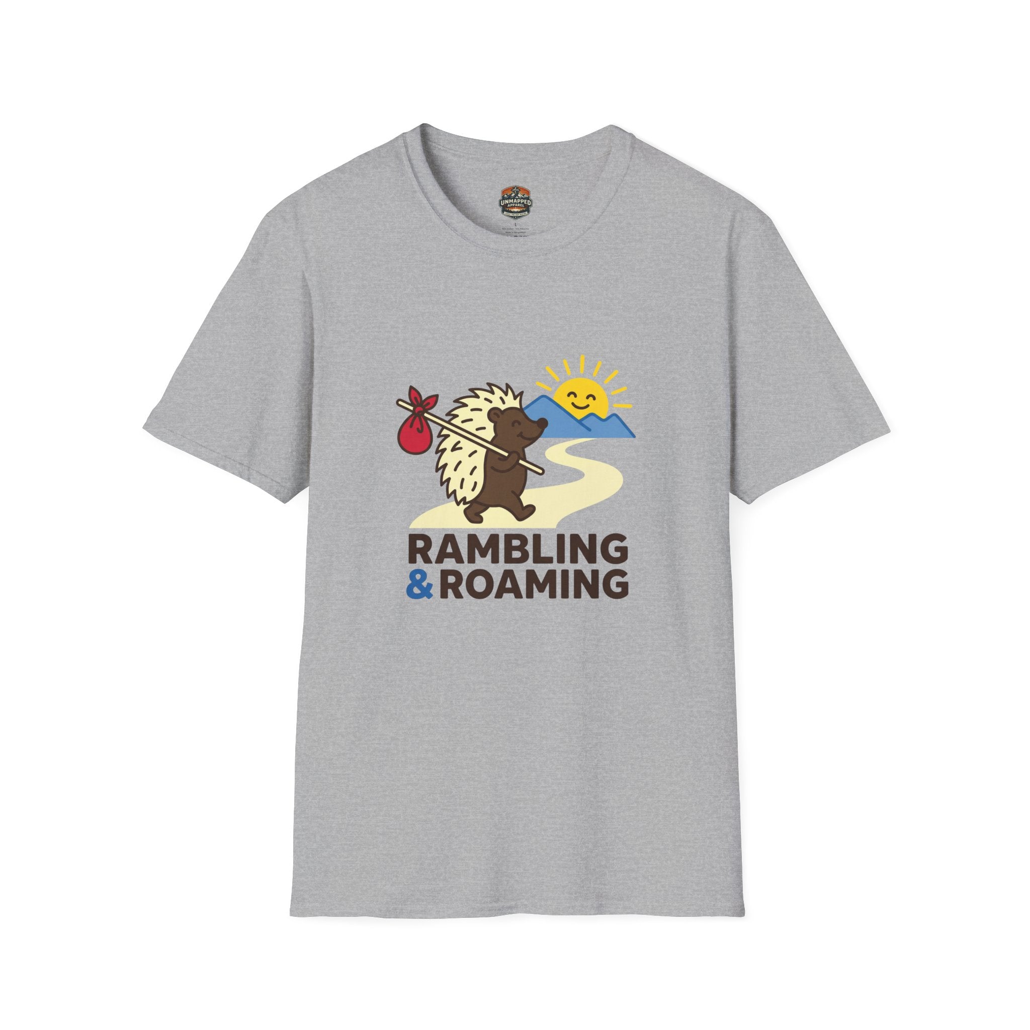 Rambling and Roaming Hedgehog T-Shirt