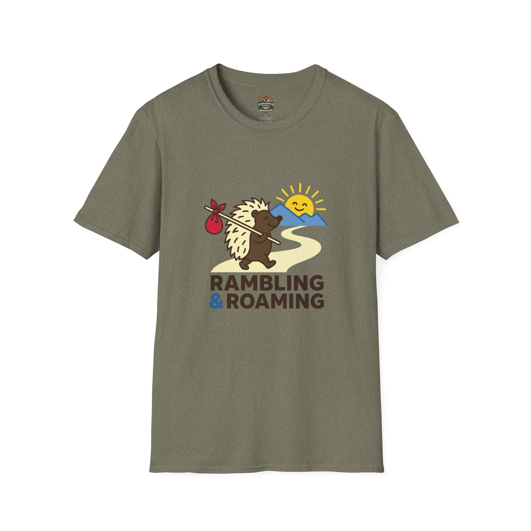 Rambling and Roaming Hedgehog T-Shirt