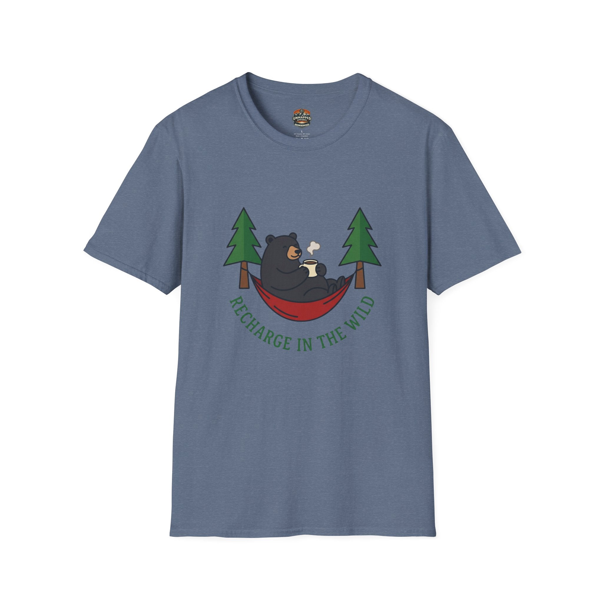 Recharge in the Woods Bear T-Shirt