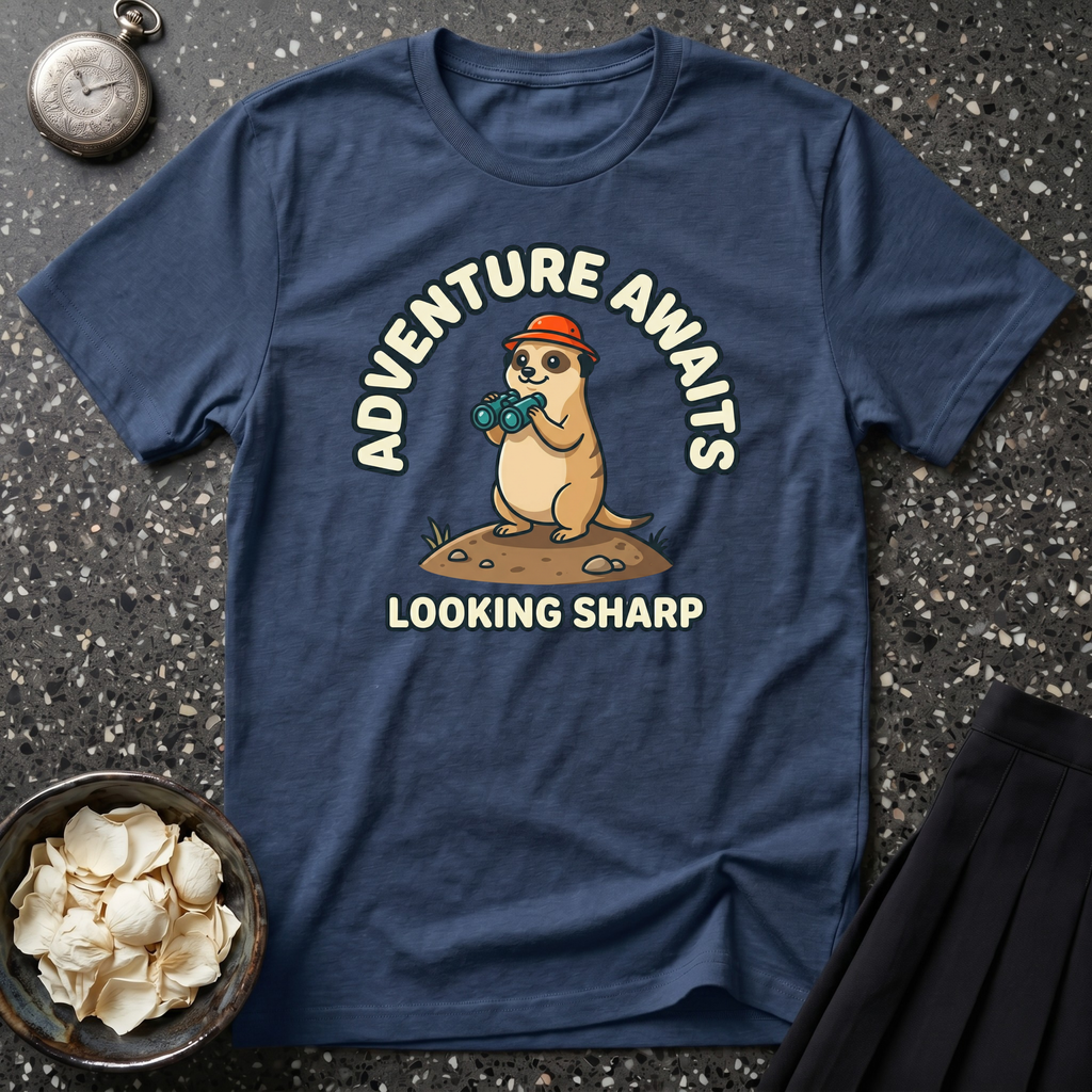 Adventure Awaits Meerkat T-Shirt