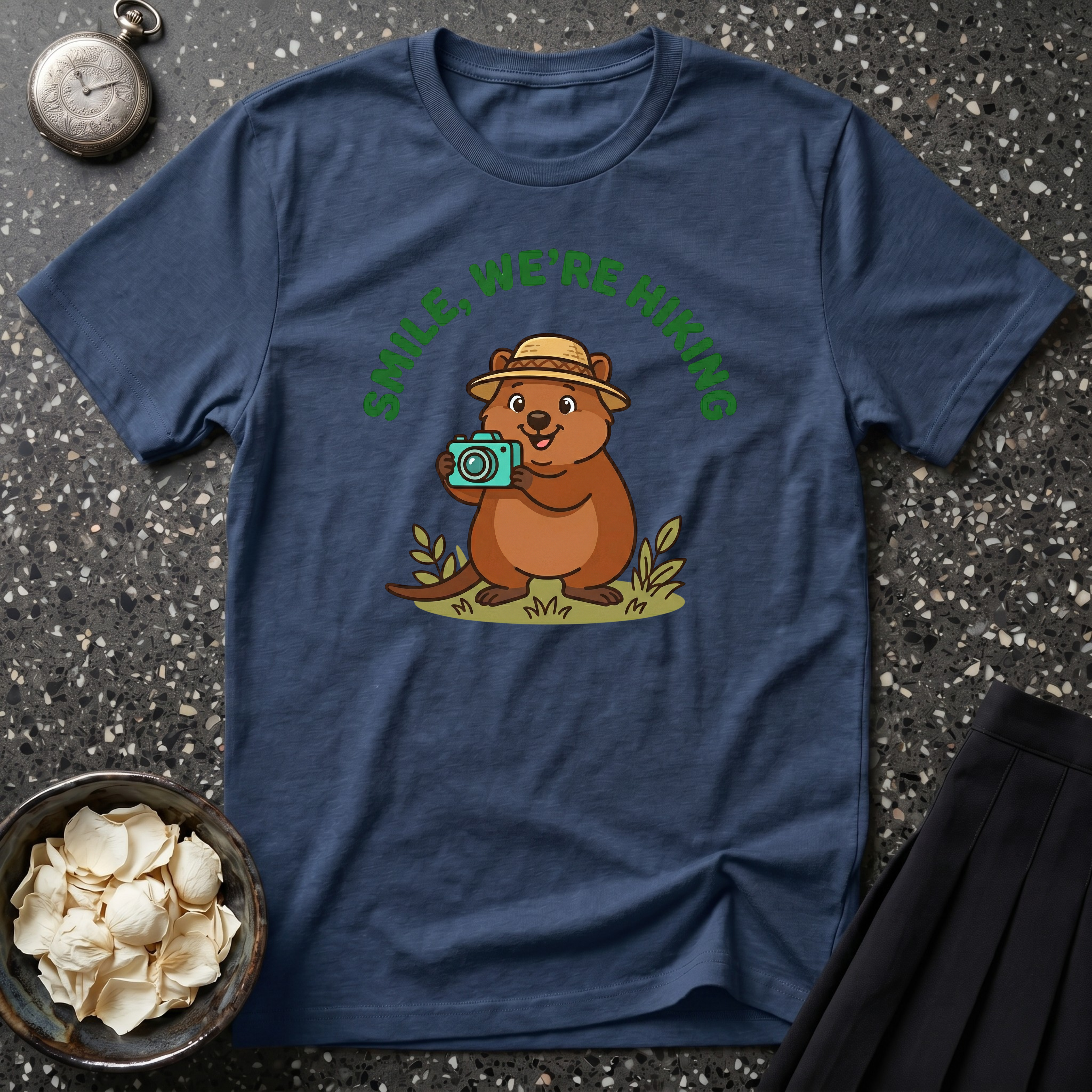 Smile, We're Hiking T-Shirt