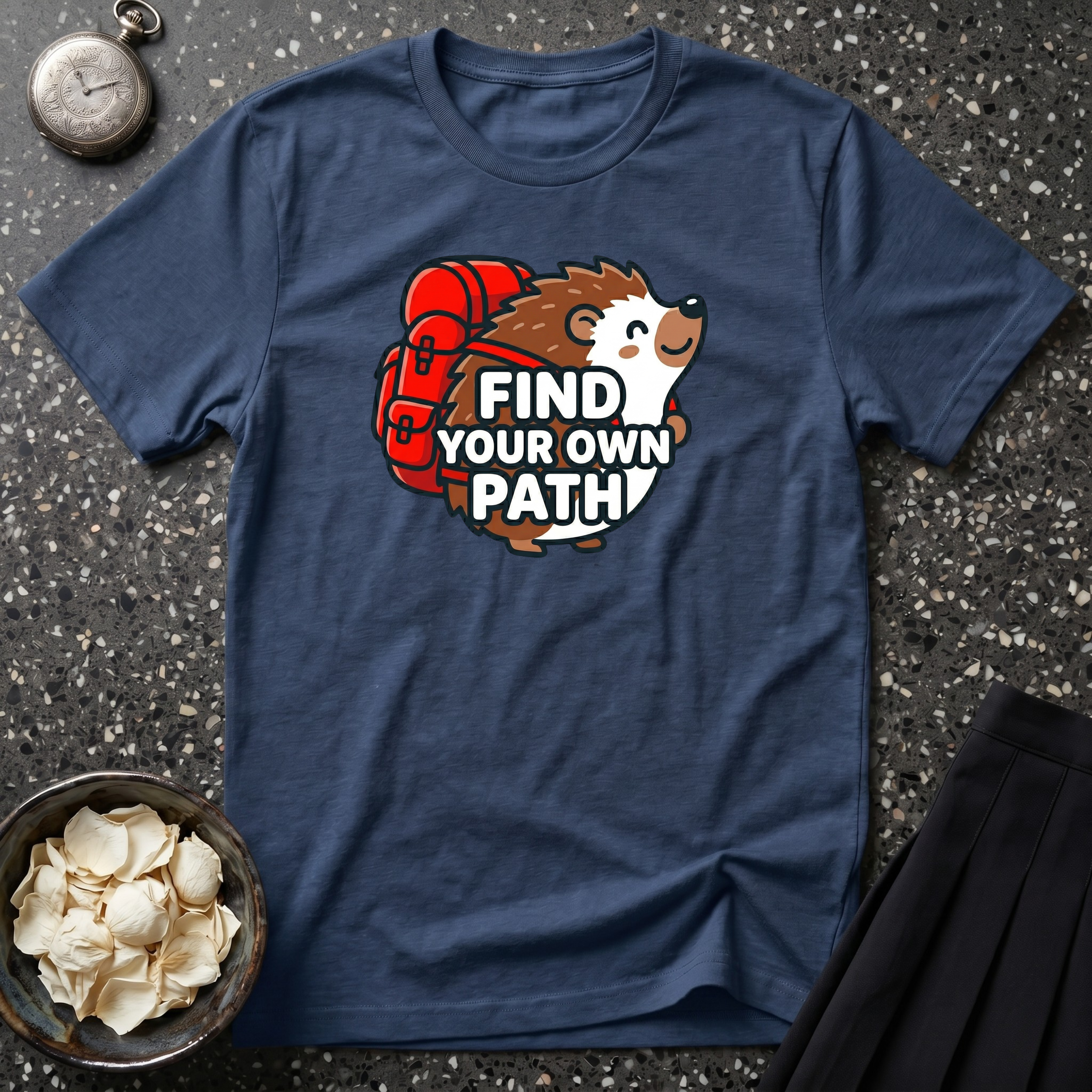 Find Your Own Path Hedgehog T-Shirt