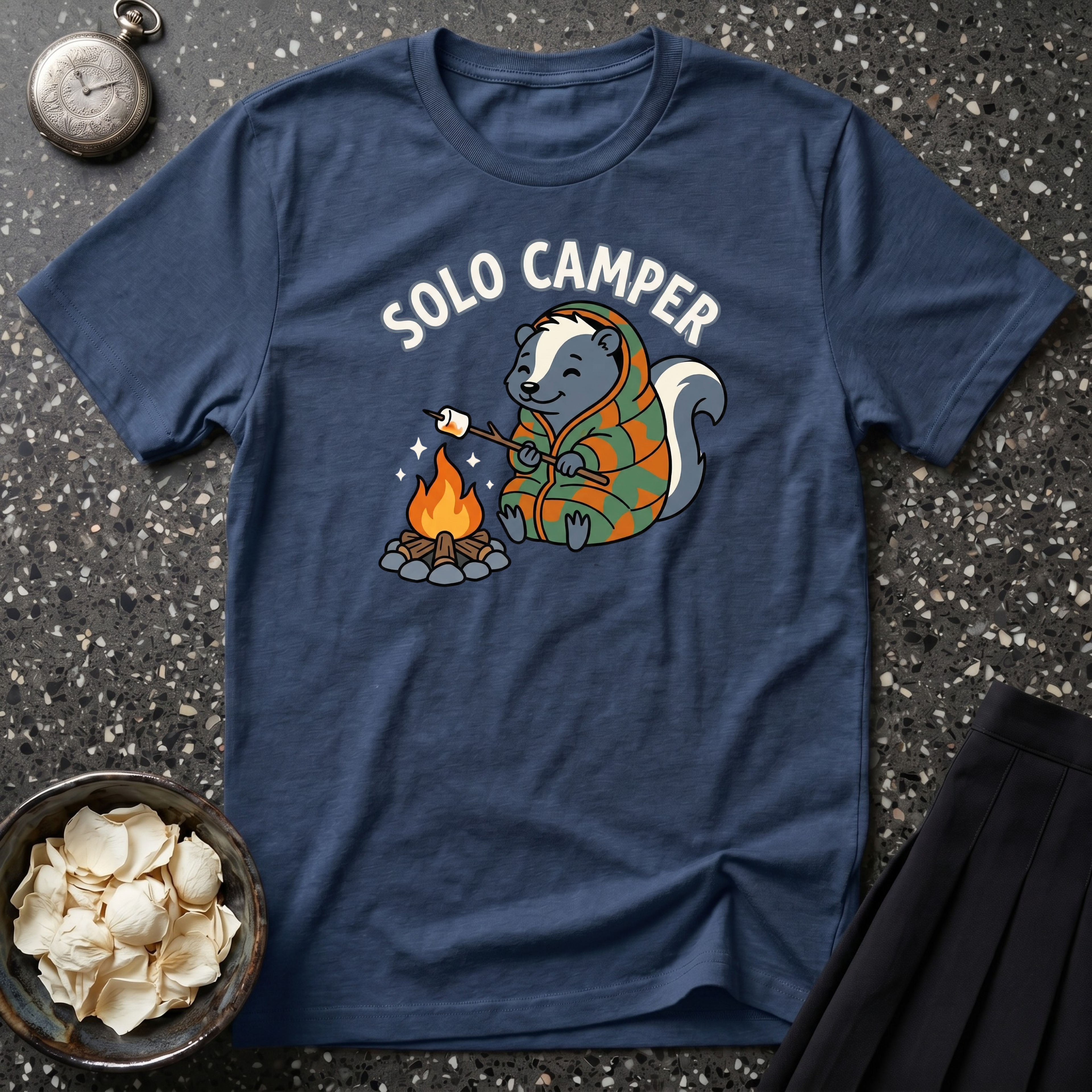 Solo Camper Skunk T-Shirt