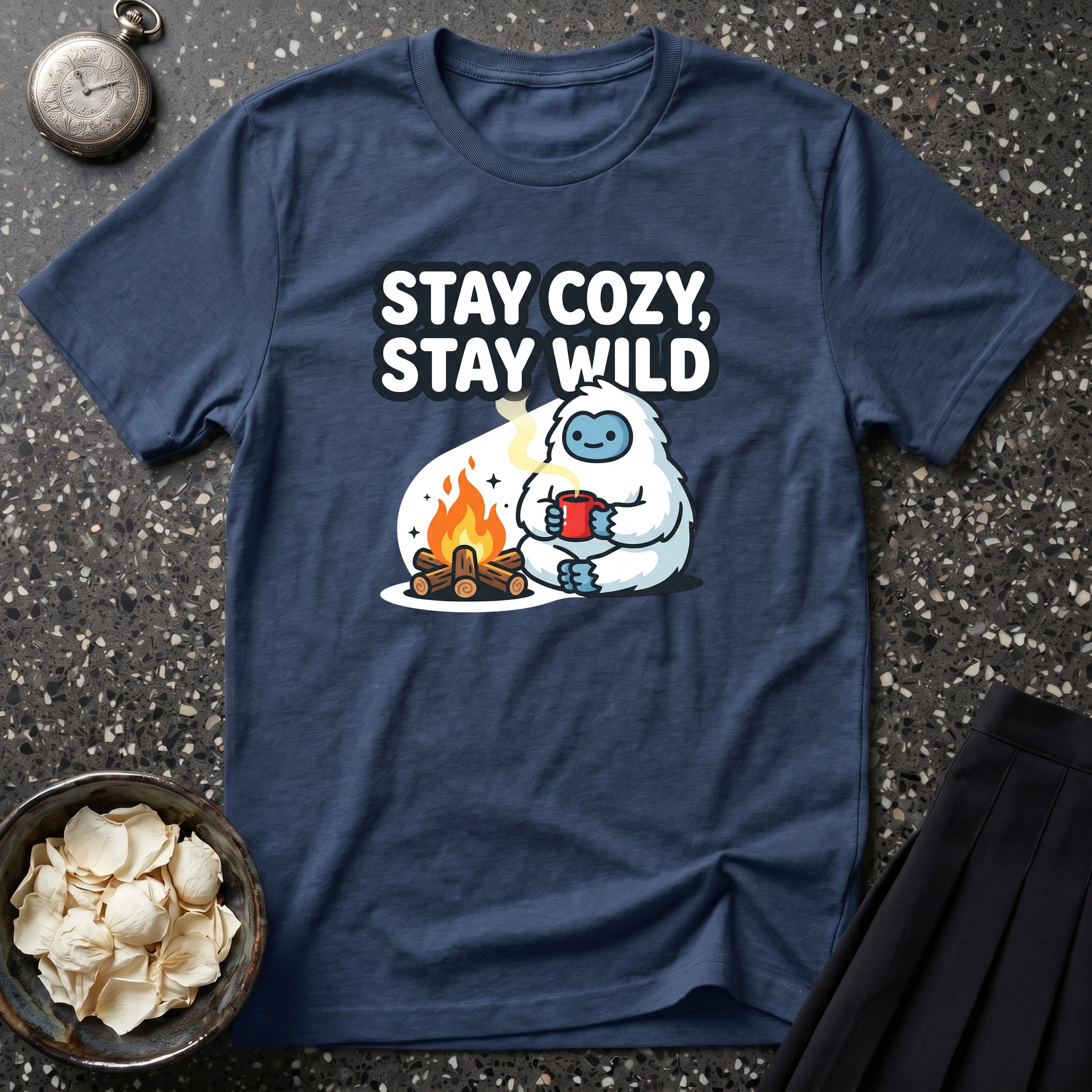 Stay Cozy, Stay Wild Yeti T-Shirt