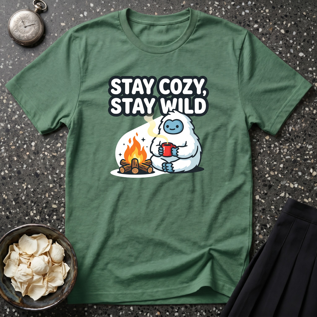 Stay Cozy, Stay Wild Yeti T-Shirt