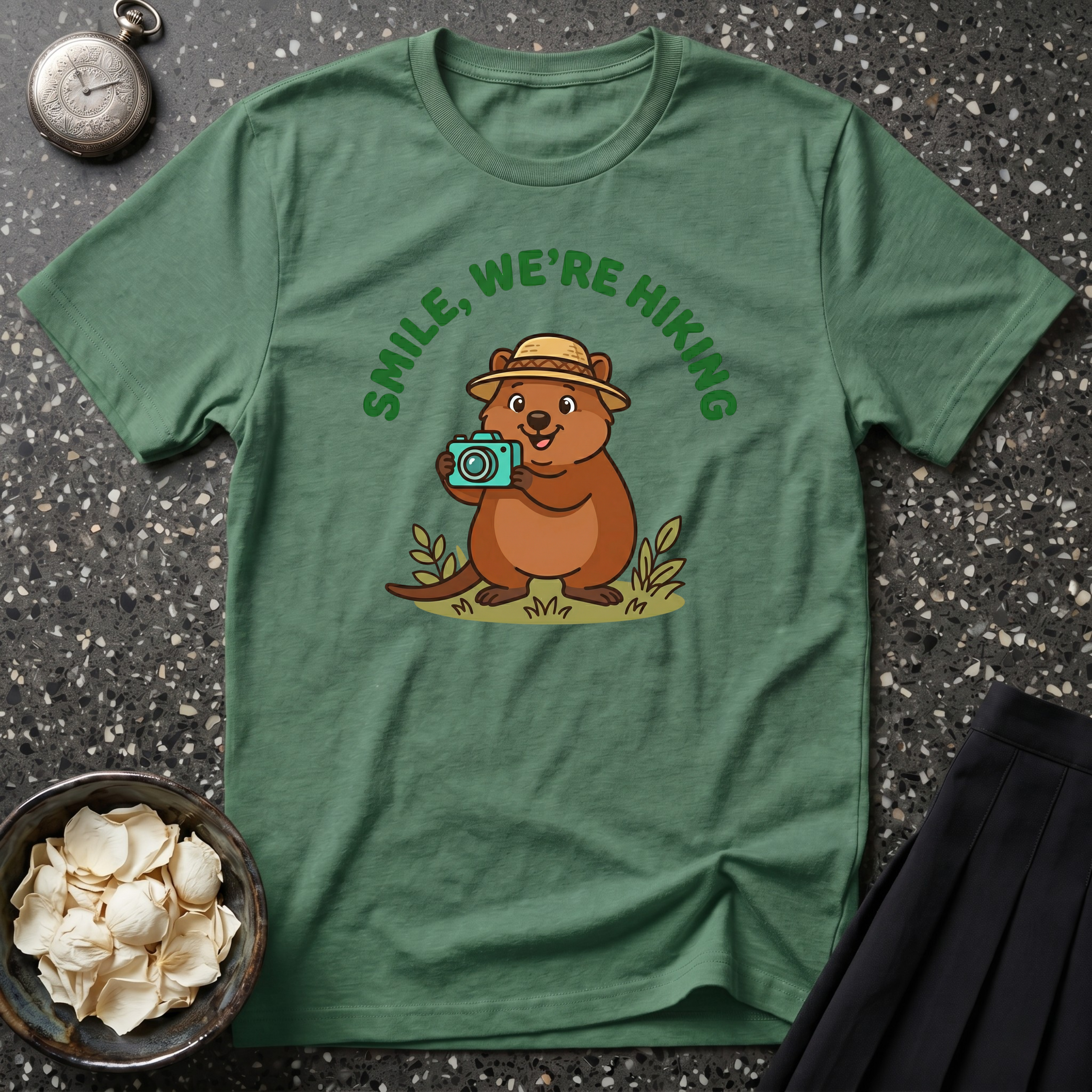 Smile, We're Hiking T-Shirt