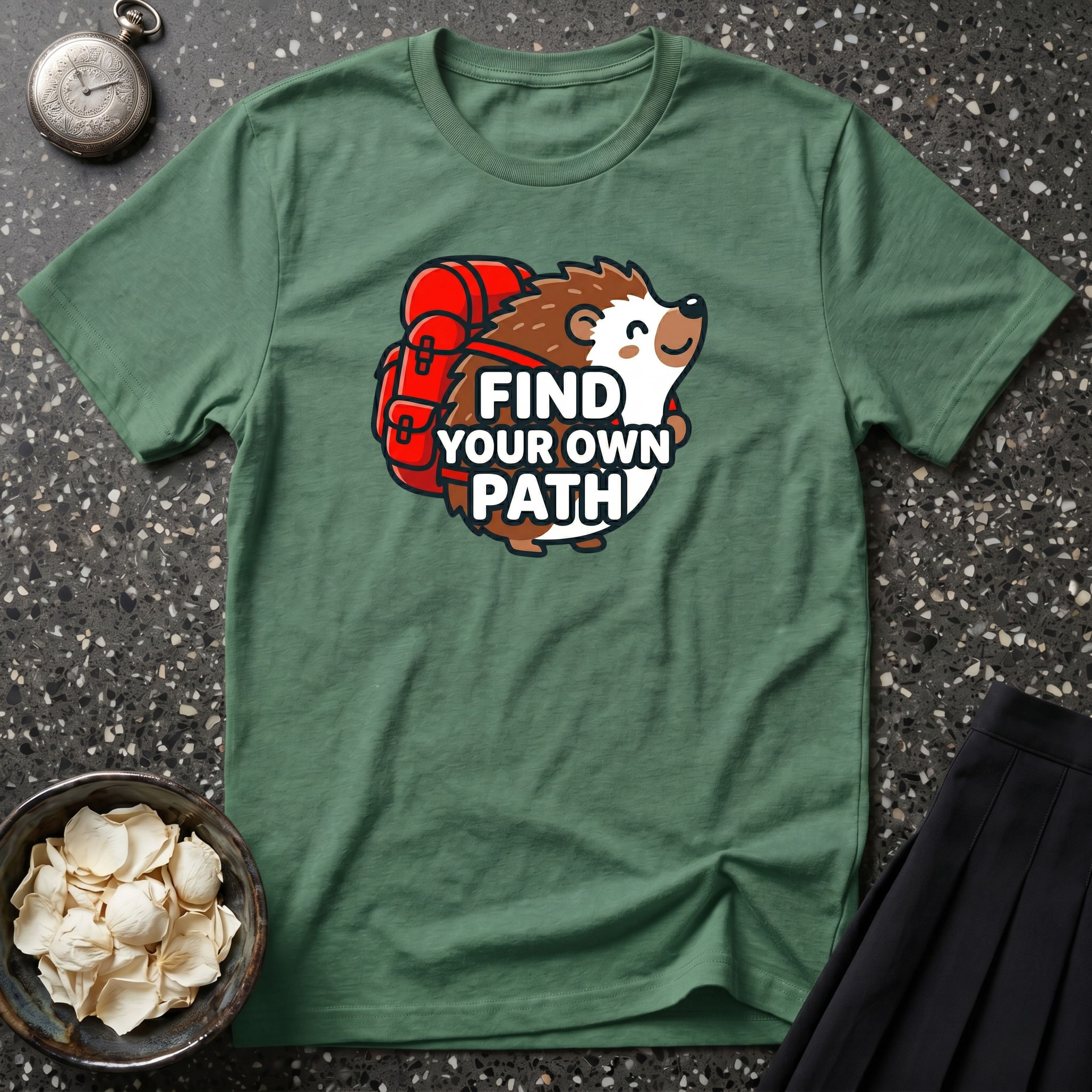Find Your Own Path Hedgehog T-Shirt