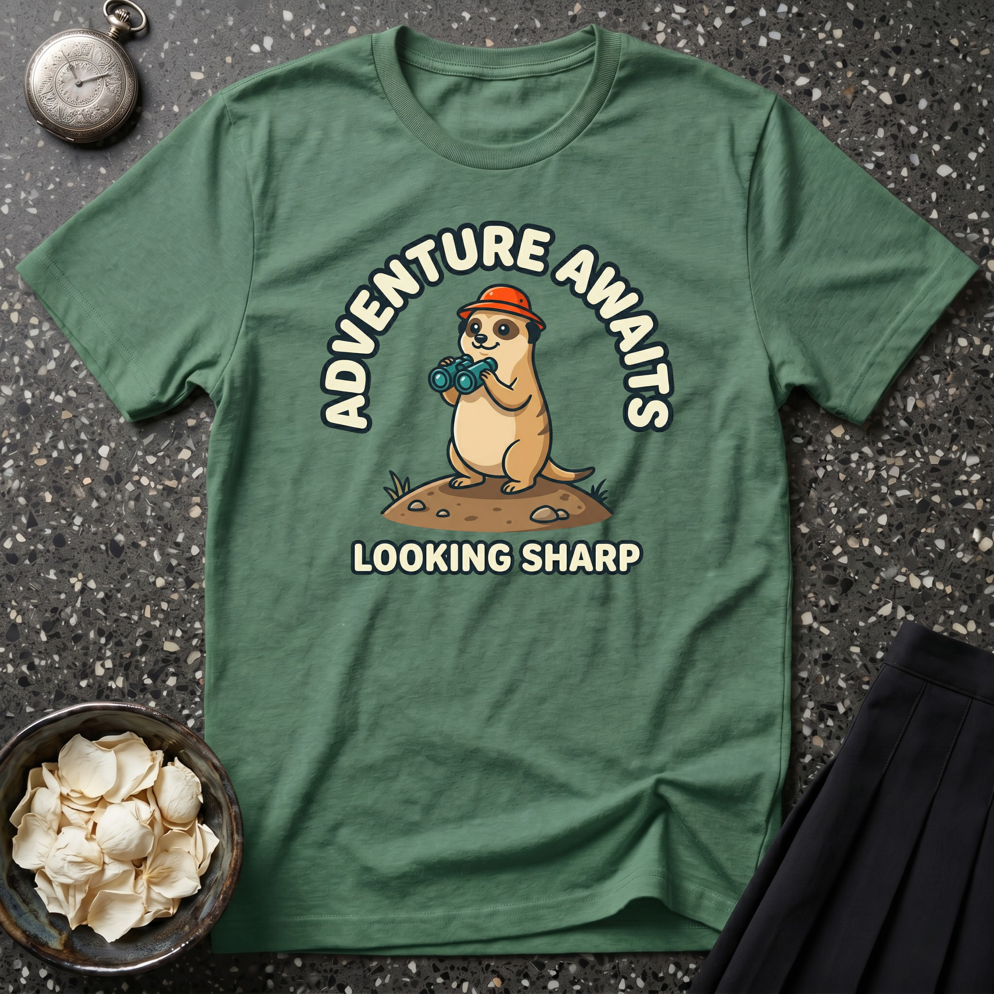 Adventure Awaits Meerkat T-Shirt