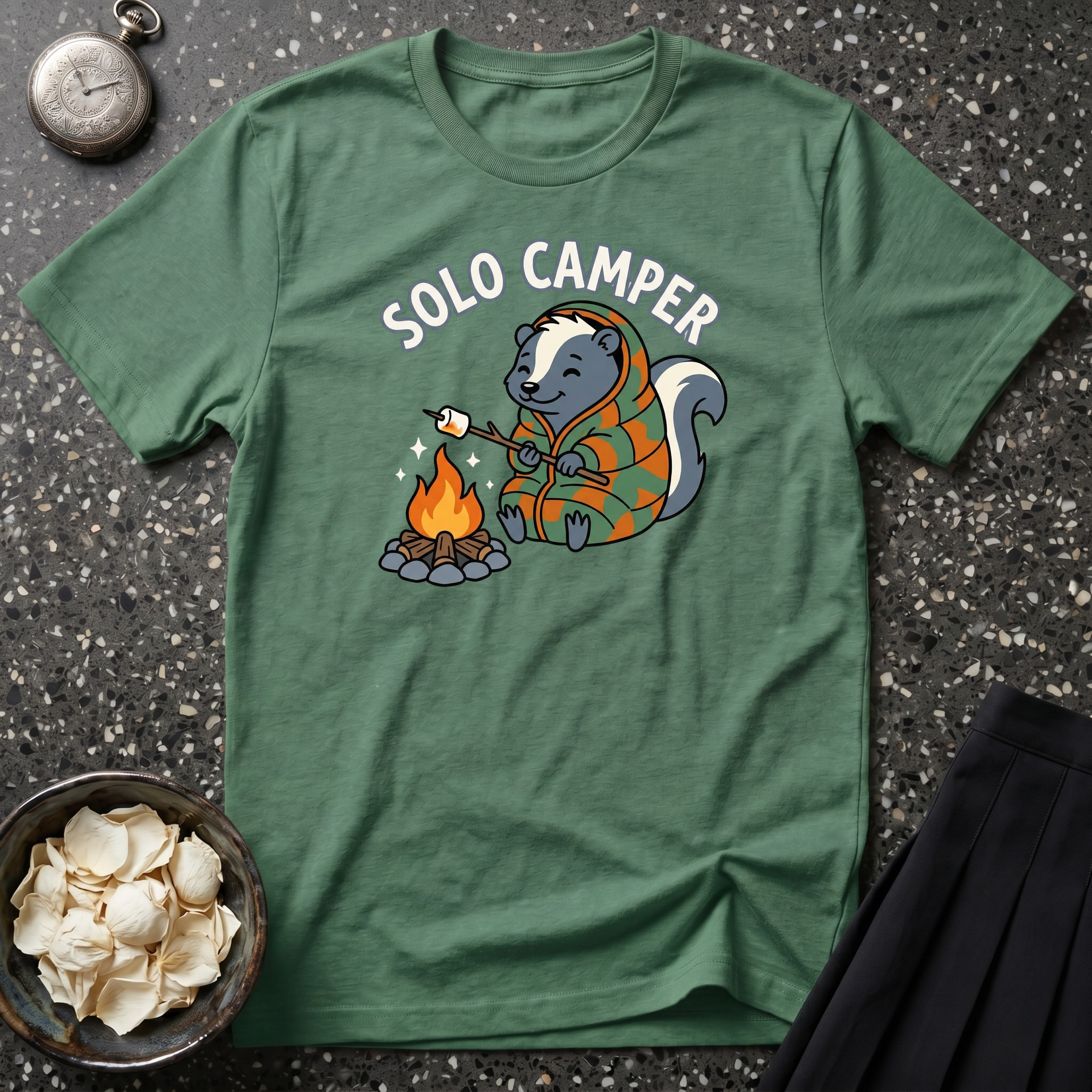 Solo Camper Skunk T-Shirt