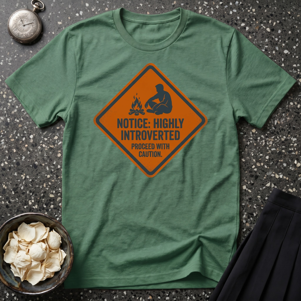 Notice: Highly Introverted T-Shirt