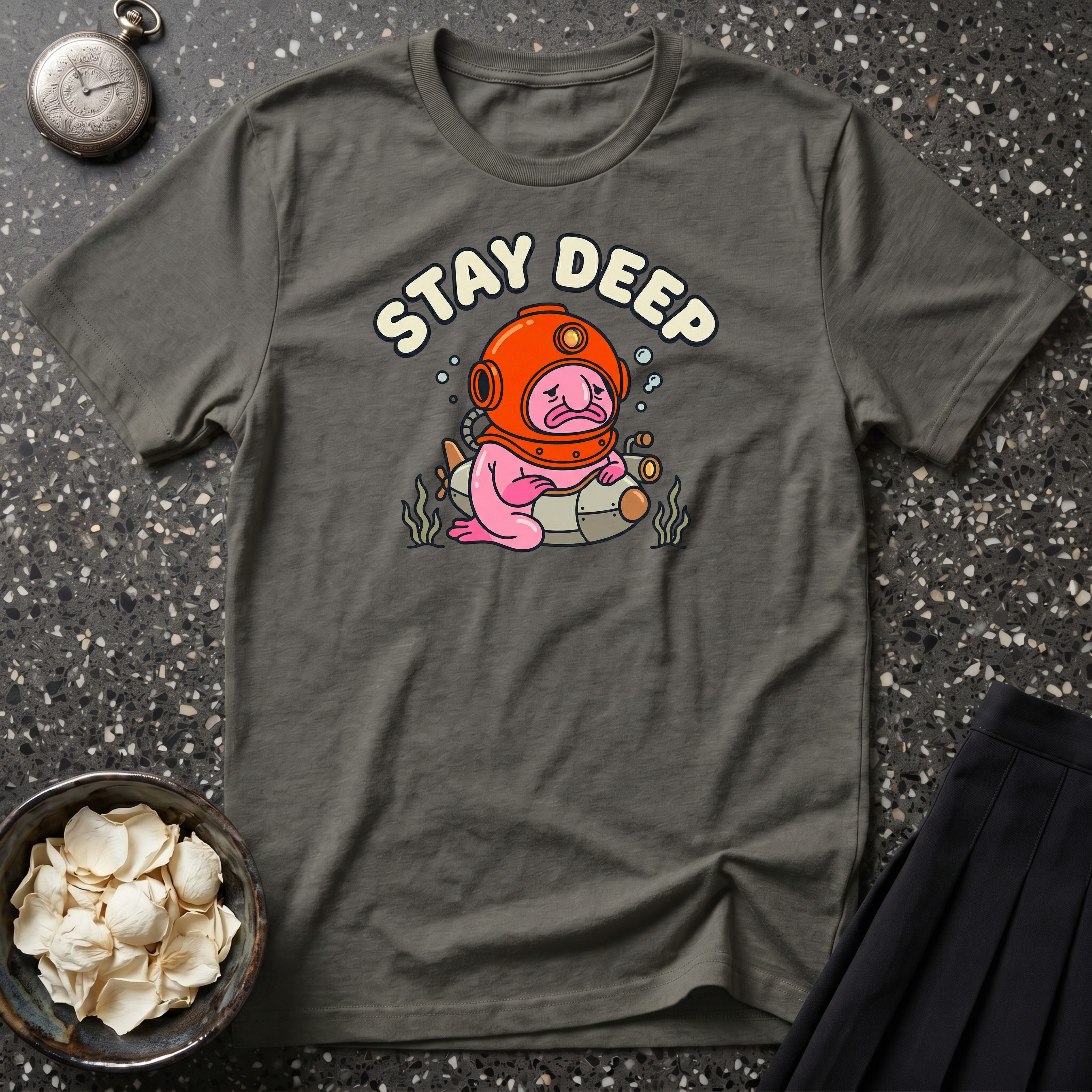 Stay Deep Blob Fish T-Shirt