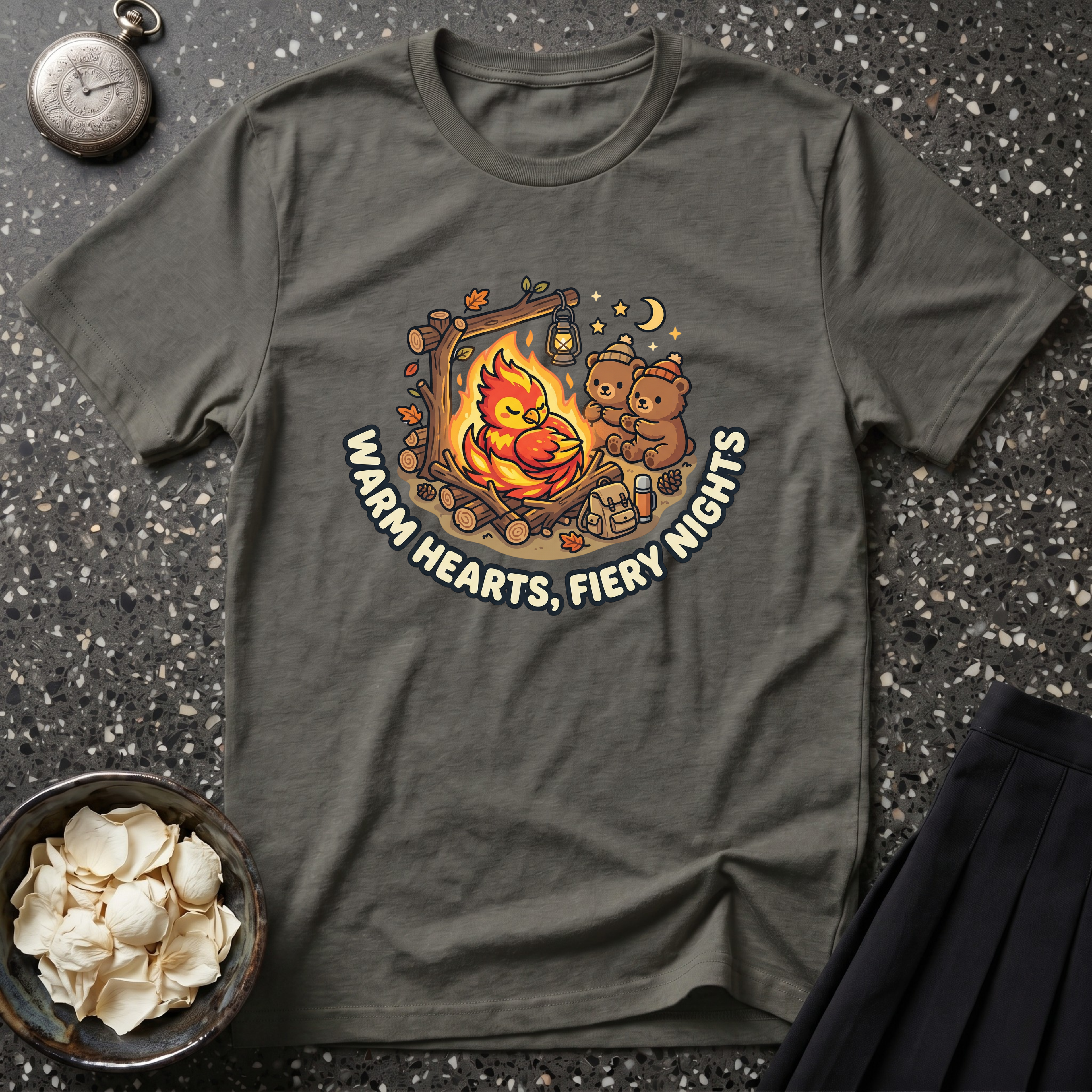 Warm Hearts Bears and Phoenix T-Shirt