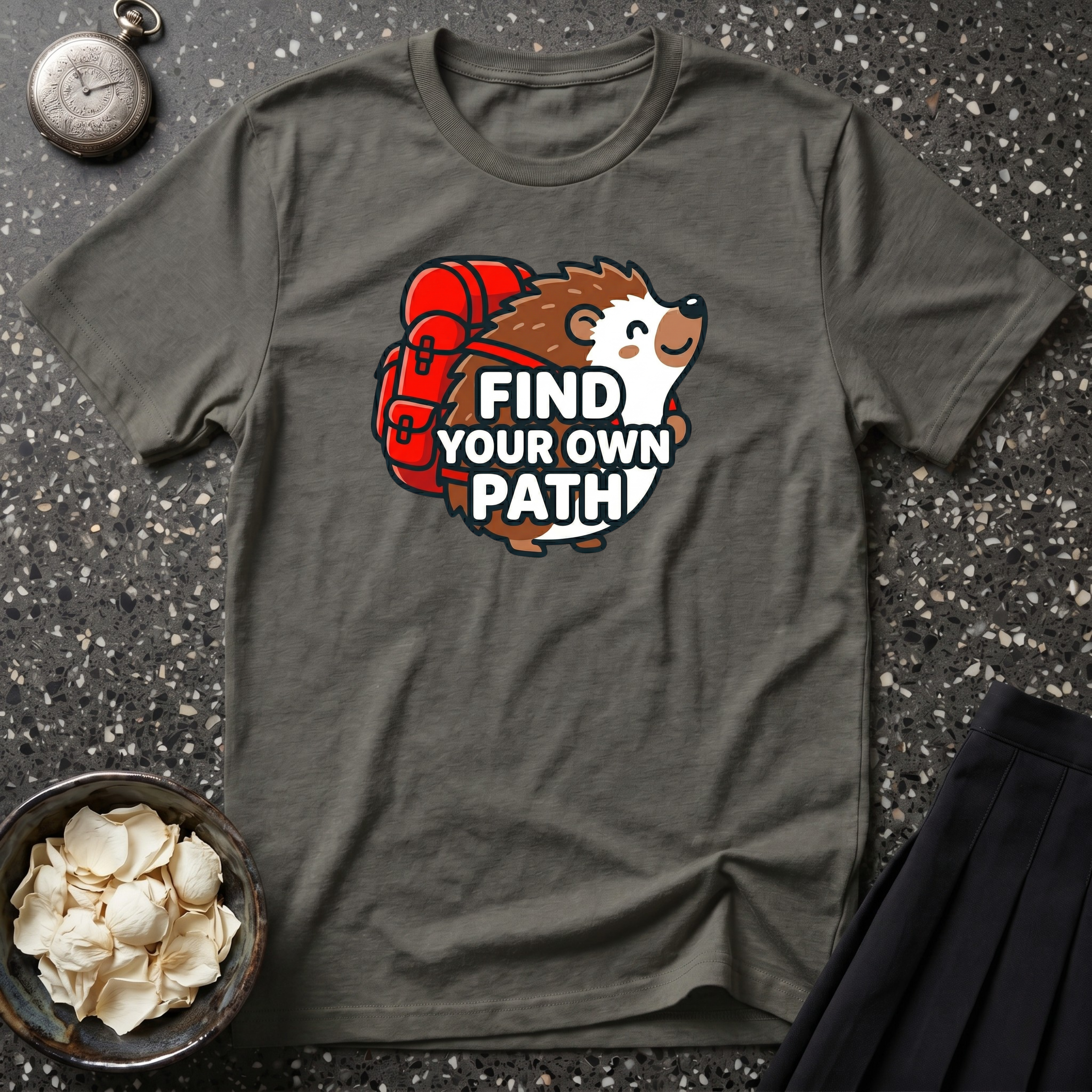 Find Your Own Path Hedgehog T-Shirt