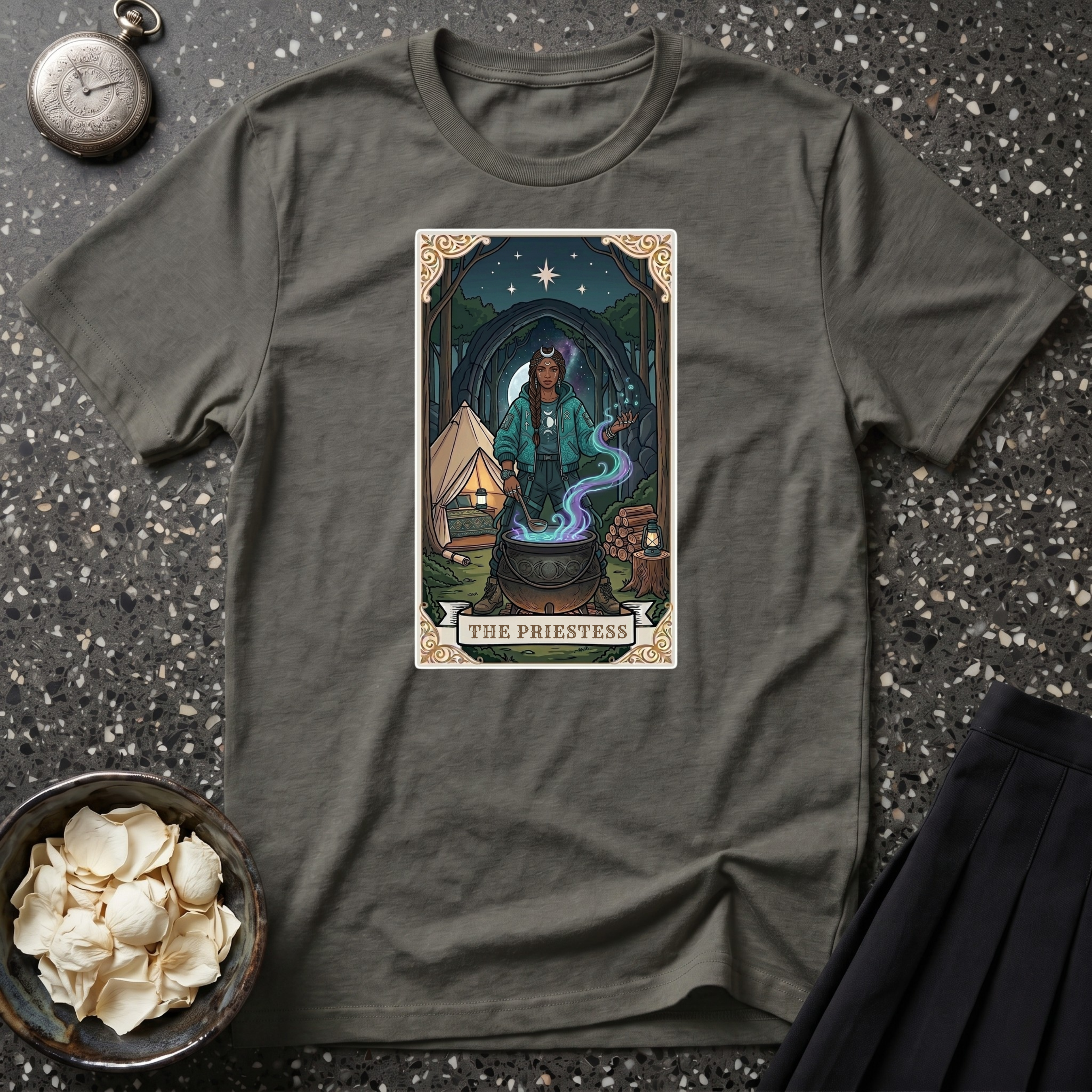 The Priestess Tarot T-Shirt