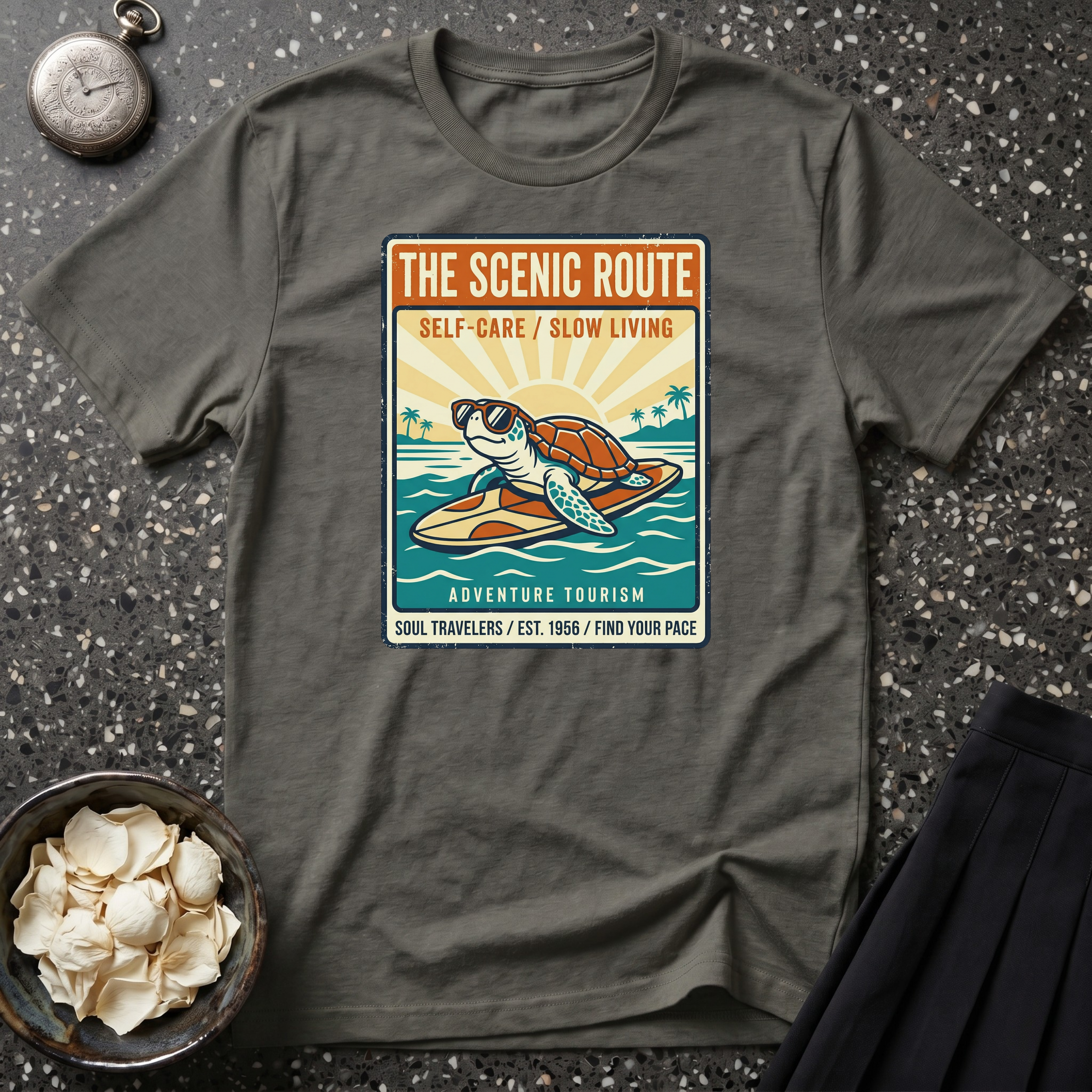 Scenic Route Turtle T-Shirt