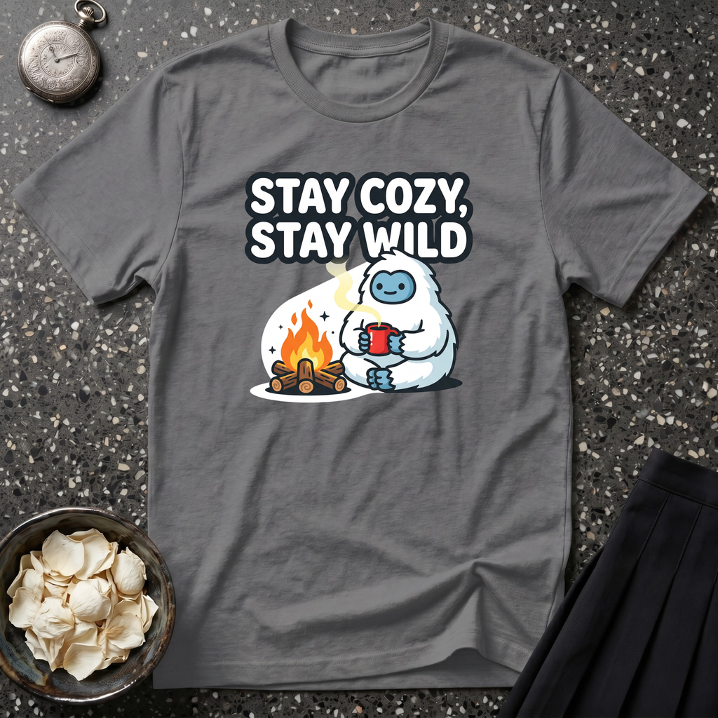 Stay Cozy, Stay Wild Yeti T-Shirt