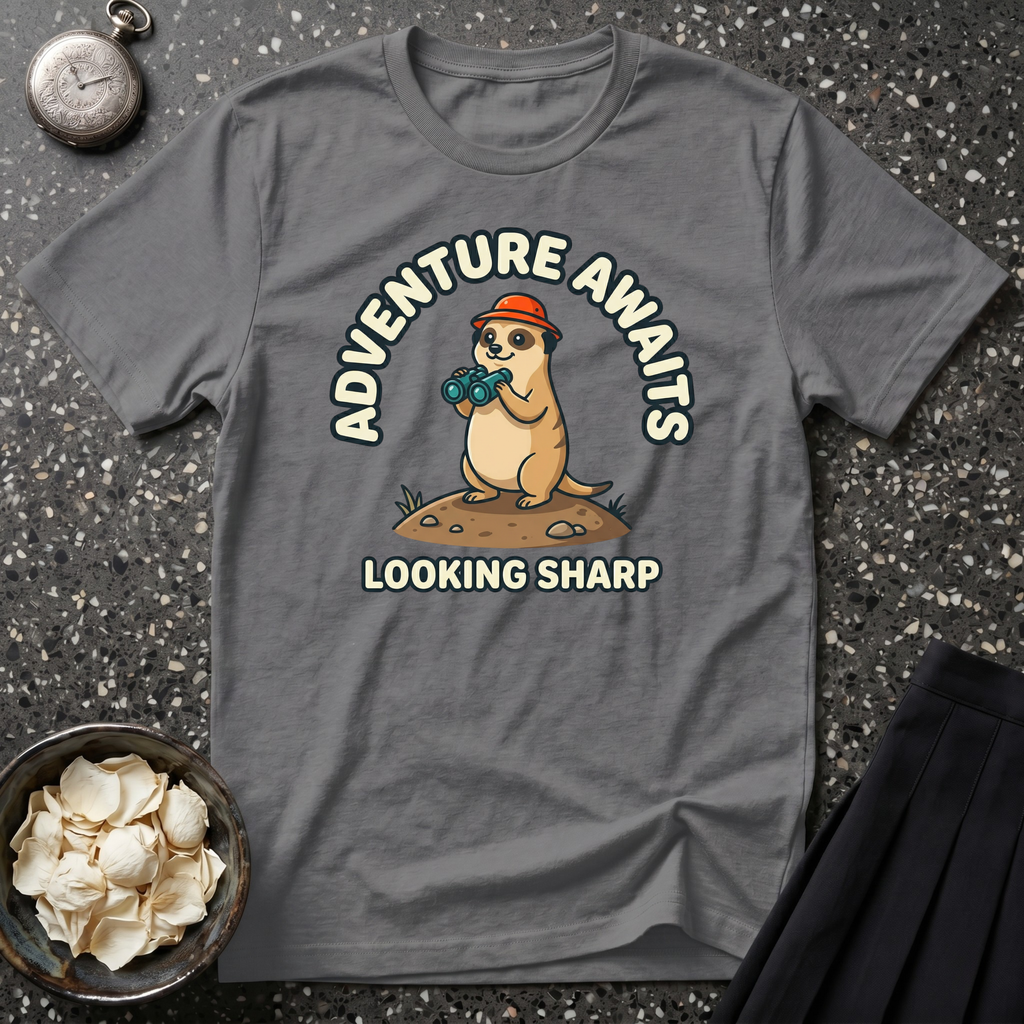 Adventure Awaits Meerkat T-Shirt