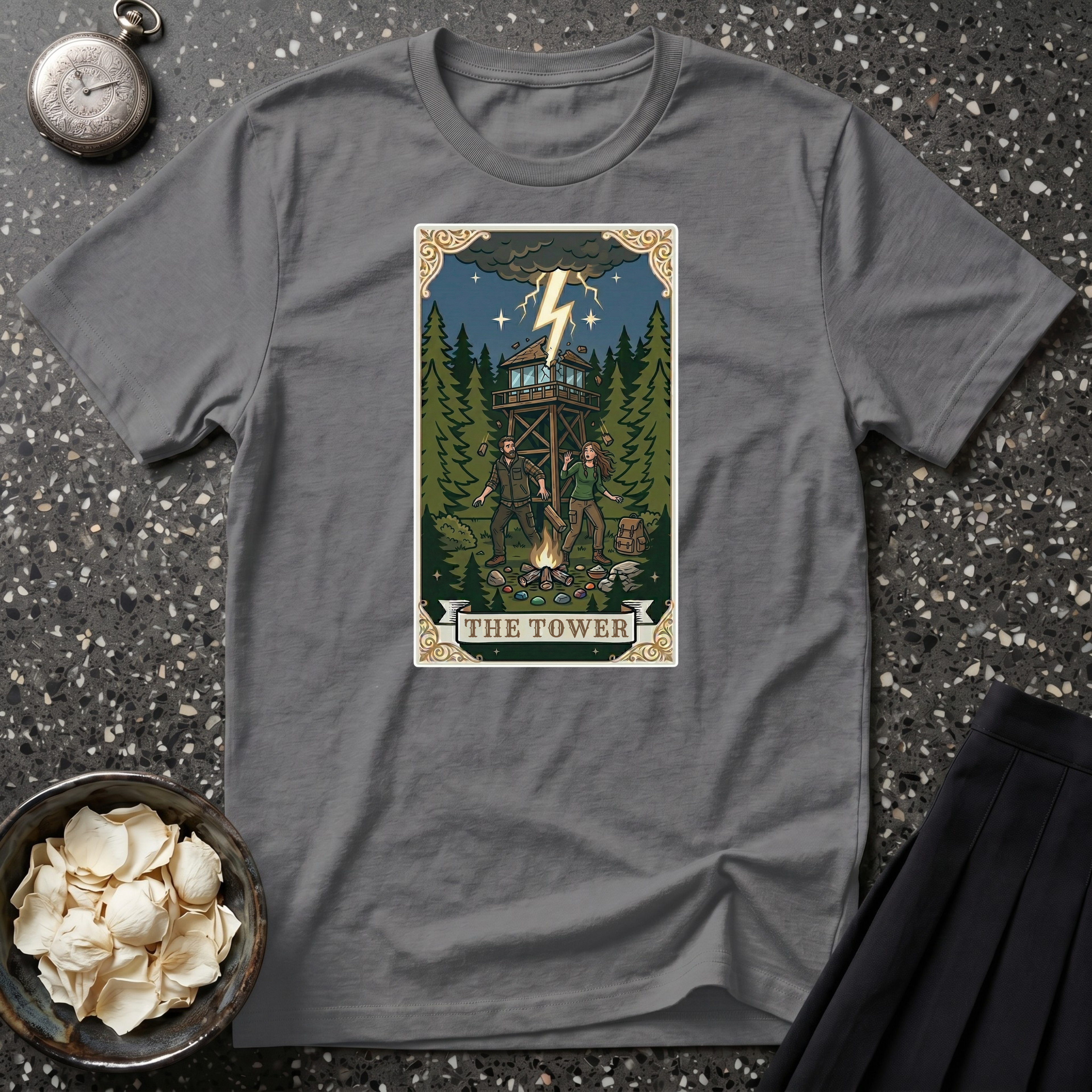 The Tower Tarot T-Shirt