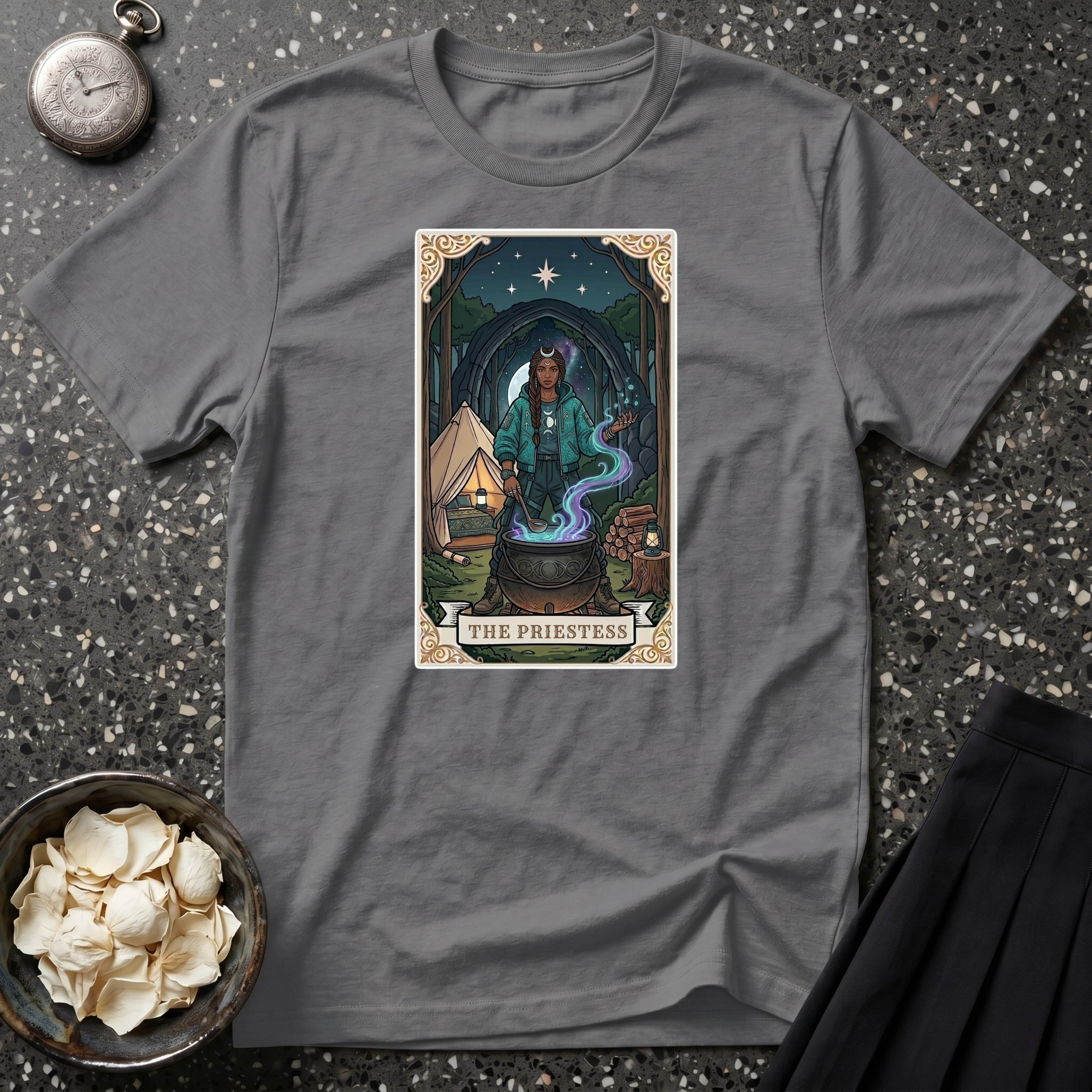 The Priestess Tarot T-Shirt
