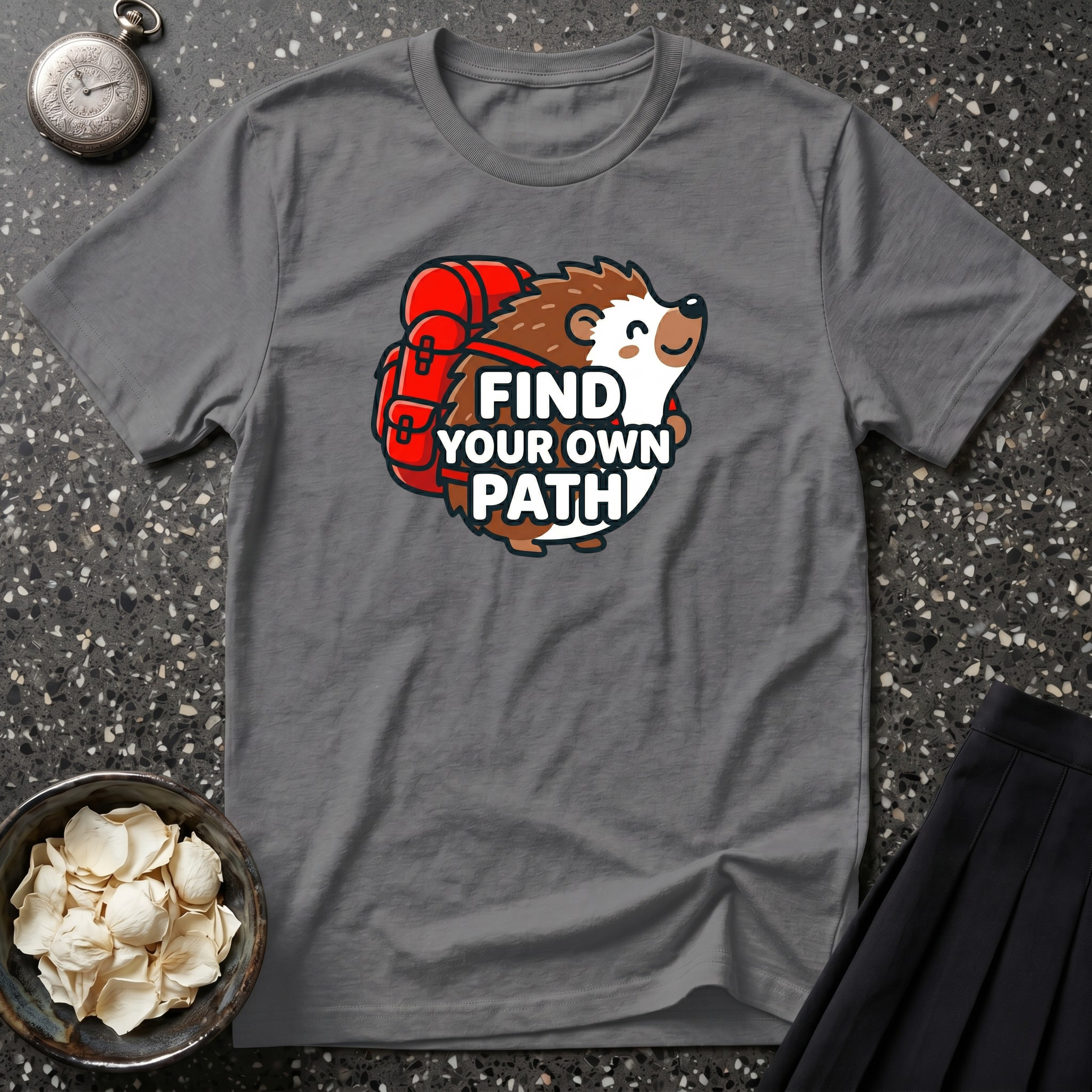 Find Your Own Path Hedgehog T-Shirt