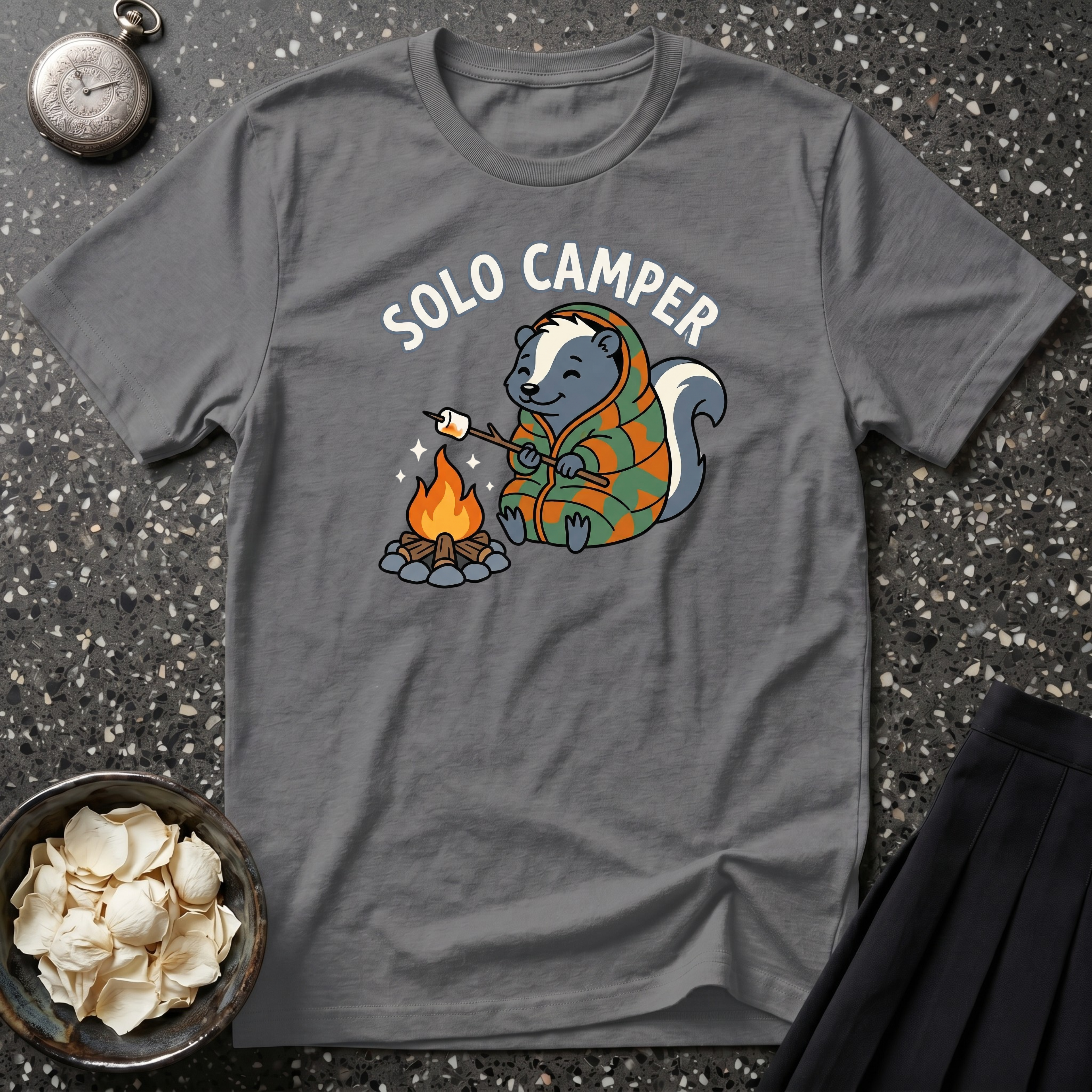 Solo Camper Skunk T-Shirt