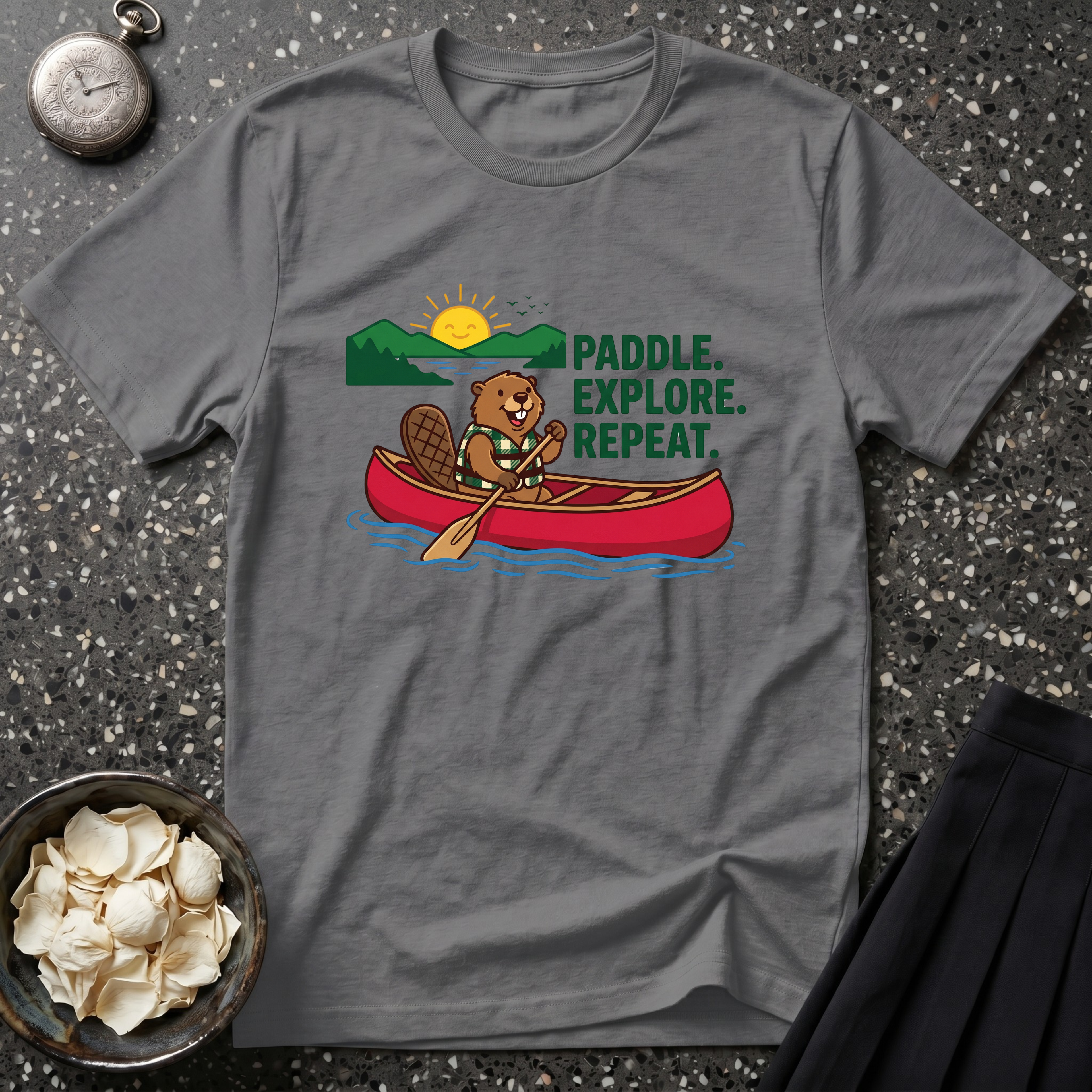 Paddle Explore Repeat T-Shirt